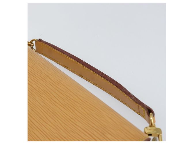 LOUIS VUITTON Borsa a Mano Epi Biface 2way Beige LV Auth bs30897 - vista 8