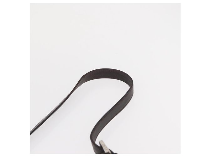 Borsa a spalla Mamma Baguette in tela Zucca FENDI nera e marrone Auth ka126 Nero - vista 8