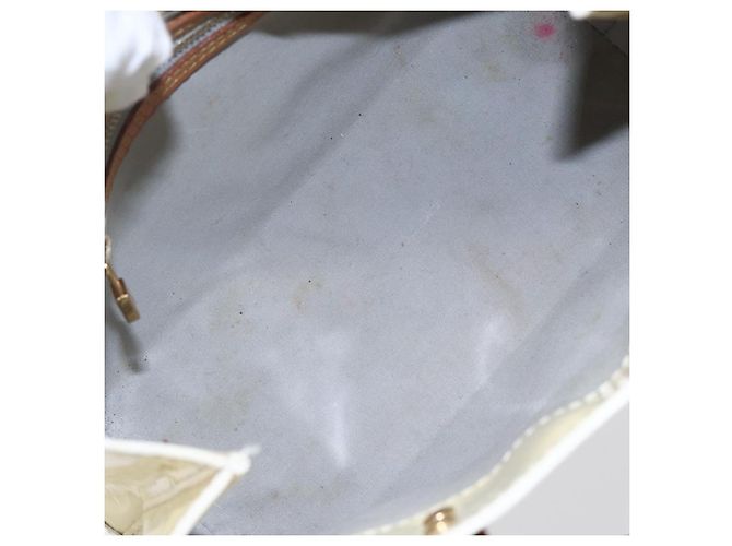 LOUIS VUITTON Borsa a Mano Monogram Vernis Reade PM Perle M91336 LV Auth gh1333 - vista 10
