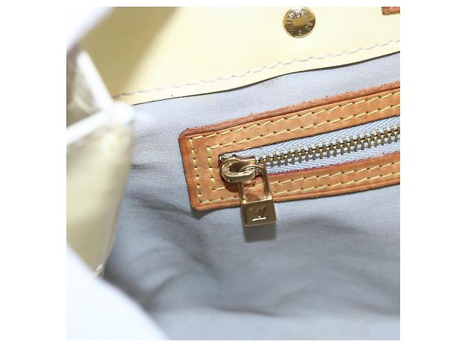 LOUIS VUITTON Borsa a Mano Monogram Vernis Reade PM Perle M91336 LV Auth gh1333 - vista 18