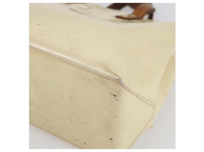 LOUIS VUITTON Borsa a Mano Monogram Vernis Reade PM Perle M91336 LV Auth gh1333 - vista 8