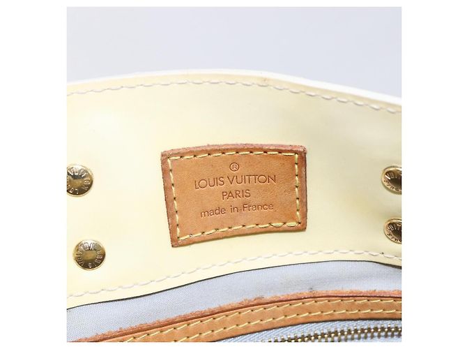 LOUIS VUITTON Borsa a Mano Monogram Vernis Reade PM Perle M91336 LV Auth gh1333 - vista 9