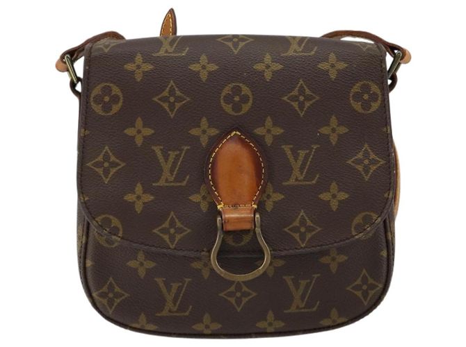 LOUIS VUITTON Borsa a Spalla Monogram Saint Cloud MM M51243 LV Auth 152775 Monogramma - vista 13