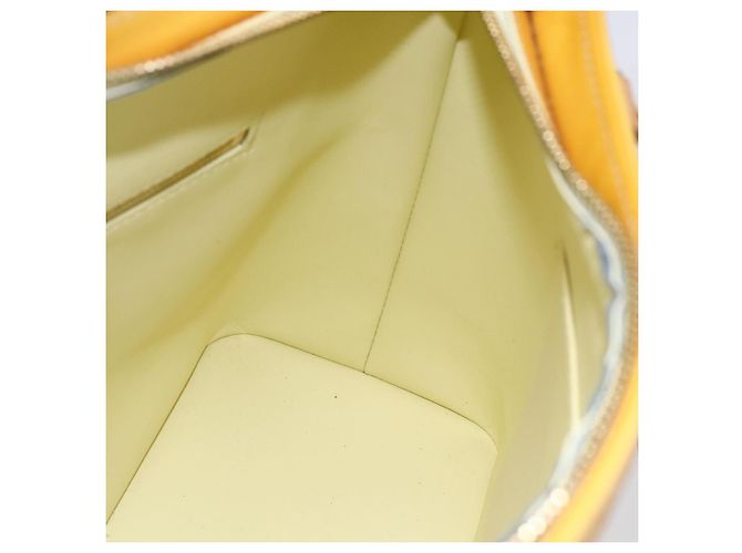 LOUIS VUITTON Handtasche Monogram Vernis Houston Limone Gelb M91055 LV Auth gh1192 Golden - Ansicht 18