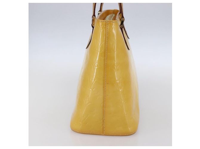 LOUIS VUITTON Handtasche Monogram Vernis Houston Limone Gelb M91055 LV Auth gh1192 Golden - Ansicht 3