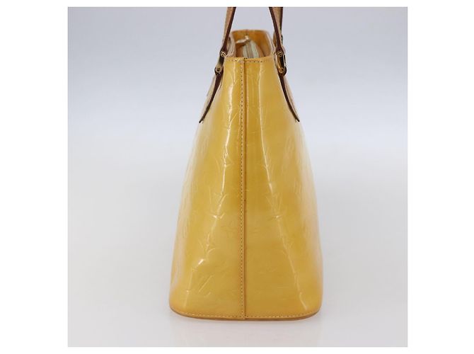 LOUIS VUITTON Handtasche Monogram Vernis Houston Limone Gelb M91055 LV Auth gh1192 Golden - Ansicht 4