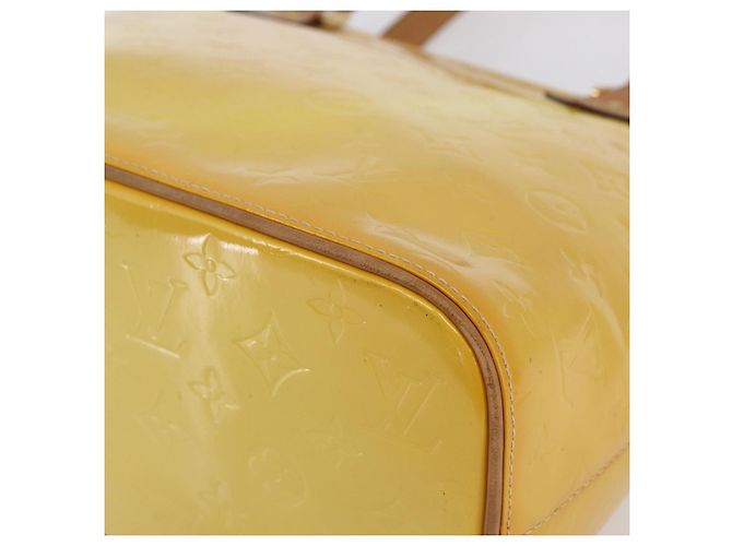 LOUIS VUITTON Handtasche Monogram Vernis Houston Limone Gelb M91055 LV Auth gh1192 Golden - Ansicht 9