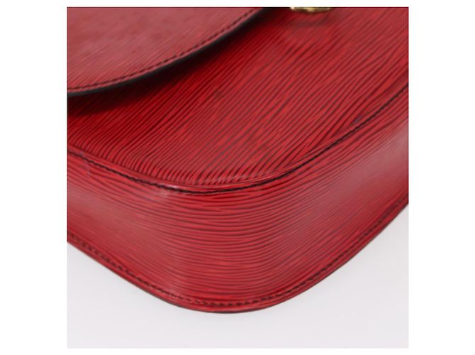 LOUIS VUITTON Borsa a Spalla Epi Saint Cloud GM Rossa M52197 LV Auth 154066 Rosso - vista 14