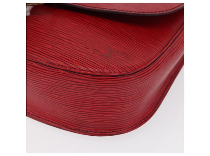 LOUIS VUITTON Borsa a Spalla Epi Saint Cloud GM Rossa M52197 LV Auth 154066 Rosso - vista 15