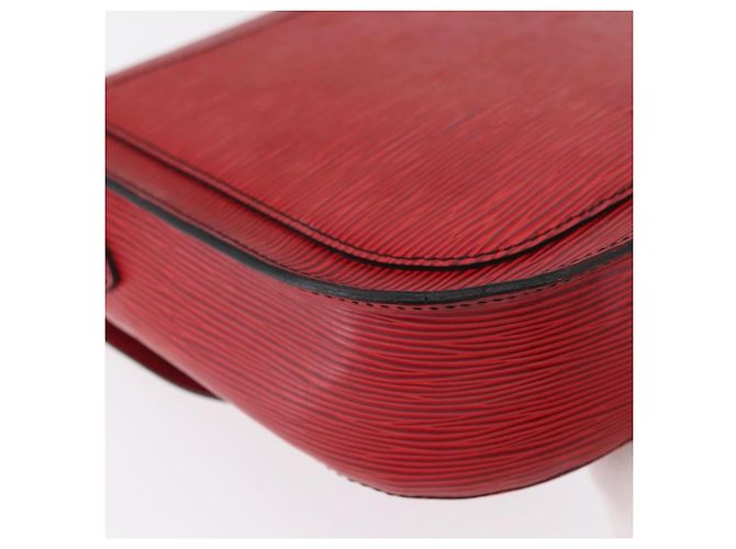 LOUIS VUITTON Borsa a Spalla Epi Saint Cloud GM Rossa M52197 LV Auth 154066 Rosso - vista 16