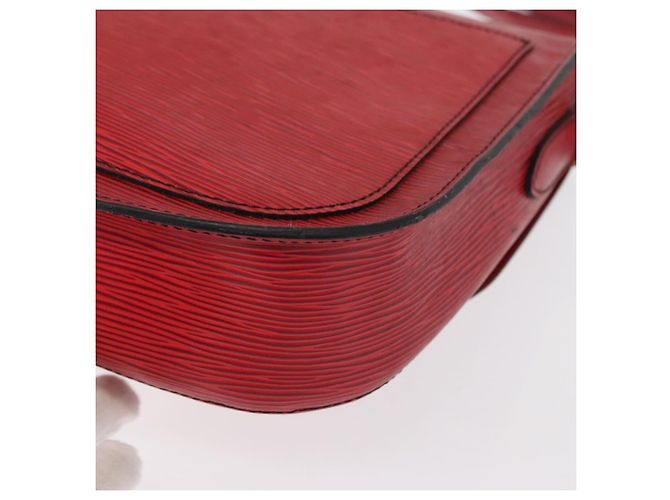LOUIS VUITTON Borsa a Spalla Epi Saint Cloud GM Rossa M52197 LV Auth 154066 Rosso - vista 17