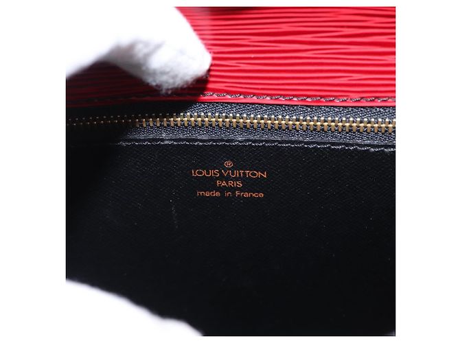 LOUIS VUITTON Borsa a Spalla Epi Saint Cloud GM Rossa M52197 LV Auth 154066 Rosso - vista 19