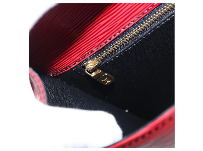 LOUIS VUITTON Borsa a Spalla Epi Saint Cloud GM Rossa M52197 LV Auth 154066 Rosso - vista 22