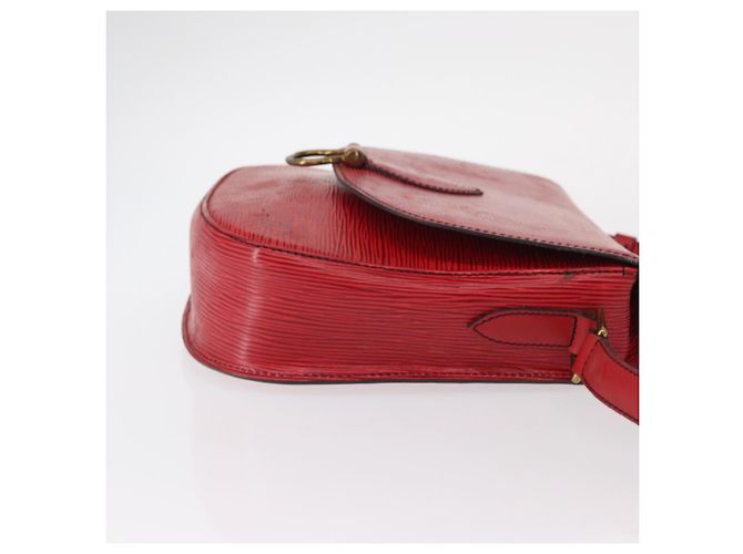 LOUIS VUITTON Borsa a Spalla Epi Saint Cloud GM Rossa M52197 LV Auth 154066 Rosso - vista 3