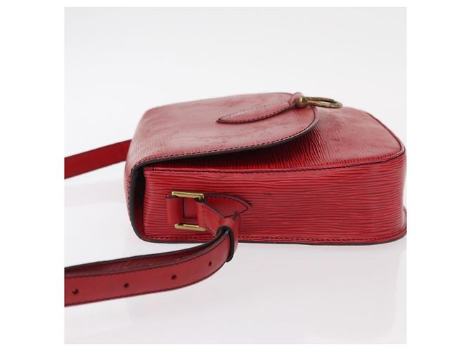 LOUIS VUITTON Borsa a Spalla Epi Saint Cloud GM Rossa M52197 LV Auth 154066 Rosso - vista 4