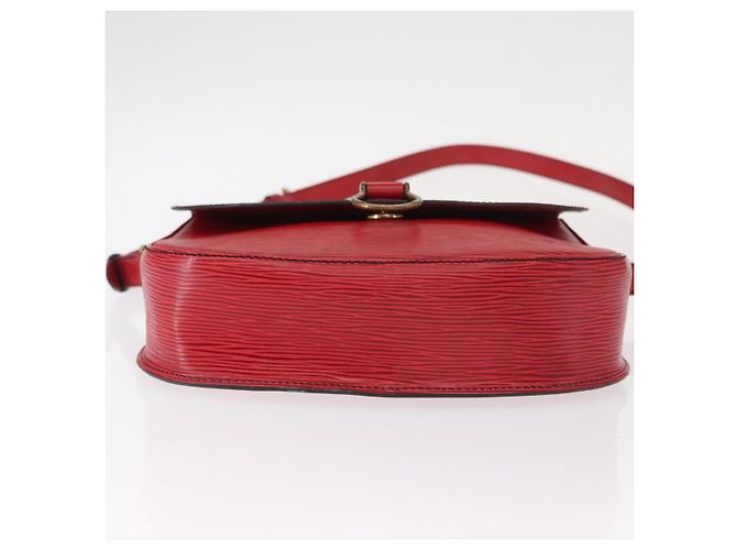 LOUIS VUITTON Borsa a Spalla Epi Saint Cloud GM Rossa M52197 LV Auth 154066 Rosso - vista 5