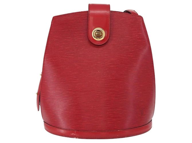 LOUIS VUITTON Borsa a Spalla Epi Cluny Rossa M52257 LV Auth 153374 Rosso - vista 13