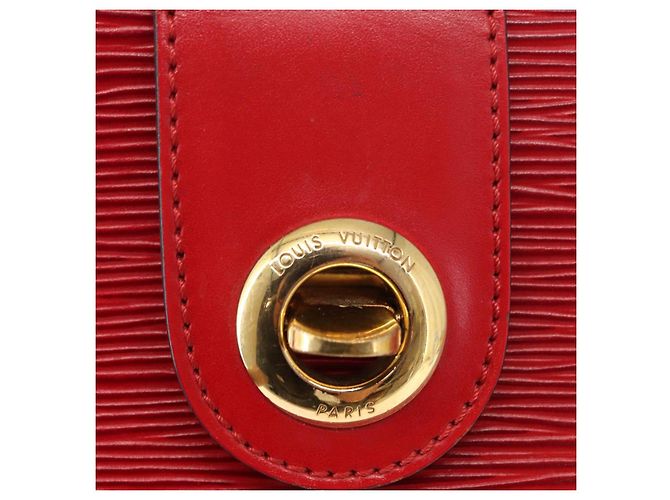 LOUIS VUITTON Borsa a Spalla Epi Cluny Rossa M52257 LV Auth 153374 Rosso - vista 17