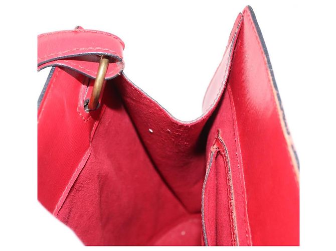 LOUIS VUITTON Borsa a Spalla Epi Cluny Rossa M52257 LV Auth 153374 Rosso - vista 19
