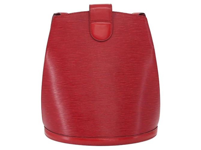LOUIS VUITTON Borsa a Spalla Epi Cluny Rossa M52257 LV Auth 153374 Rosso - vista 2