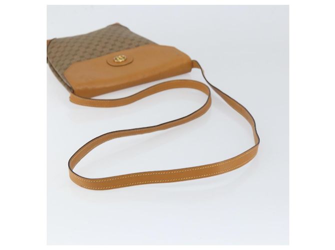 Gucci Borsa a spalla Micro GG Supreme in PVC Beige Oro Auth BA7969 D'oro - vista 7