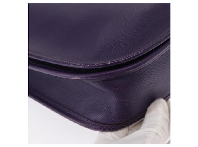 Hermès HERMES Borsa a Spalla Evelyn 3 Pelle Viola Argento Auth ka146 Porpora - vista 12