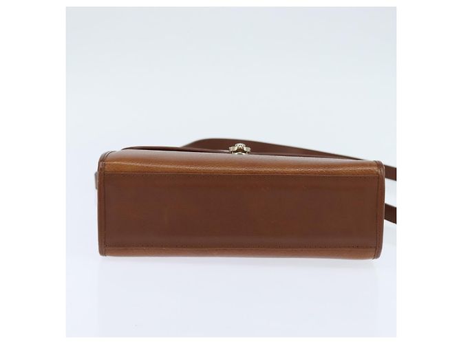 Autre Marque Borsa a mano in pelle Burberrys Nova Check 2 in 1 marrone oro Auth bs30444 D'oro - vista 5