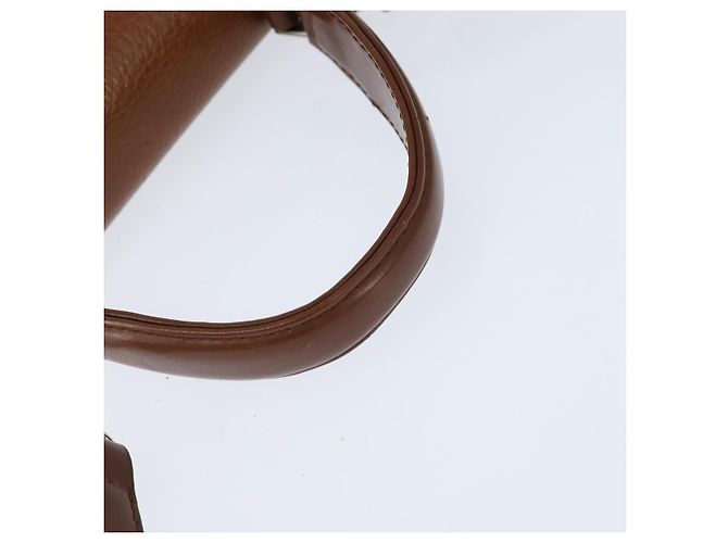 Autre Marque Borsa a mano in pelle Burberrys Nova Check 2 in 1 marrone oro Auth bs30444 D'oro - vista 7