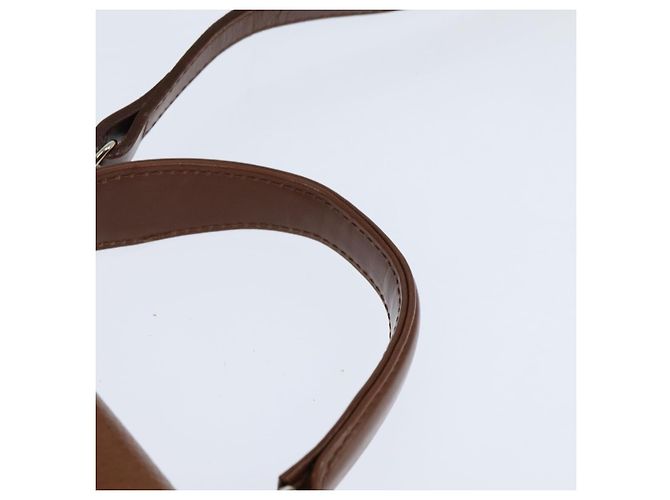 Autre Marque Borsa a mano in pelle Burberrys Nova Check 2 in 1 marrone oro Auth bs30444 D'oro - vista 8