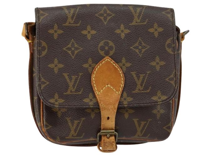 LOUIS VUITTON Borsa a Spalla Monogram Cartouchiere PM M51254 LV Auth gh1018 Monogramma - vista 13