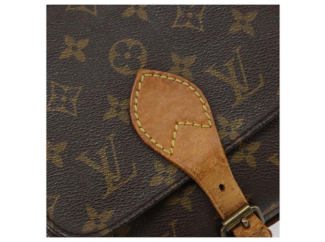 LOUIS VUITTON Borsa a Spalla Monogram Cartouchiere PM M51254 LV Auth gh1018 Monogramma - vista 18