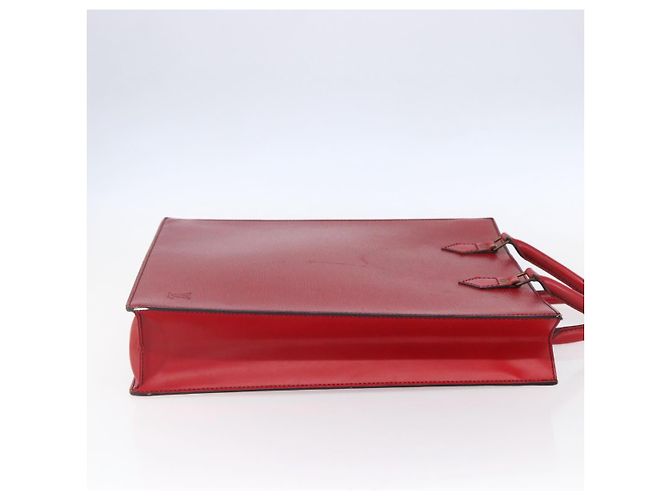 LOUIS VUITTON Epi Sac PlatPM Borsa a Mano Rossa M5274E LV Auth bs30455 Rosso - vista 4