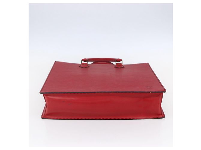 LOUIS VUITTON Epi Sac PlatPM Borsa a Mano Rossa M5274E LV Auth bs30455 Rosso - vista 5