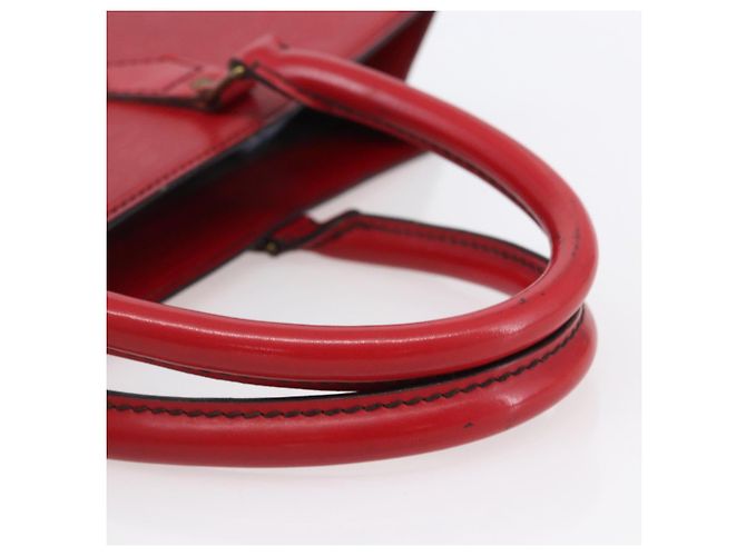 LOUIS VUITTON Epi Sac PlatPM Borsa a Mano Rossa M5274E LV Auth bs30455 Rosso - vista 7
