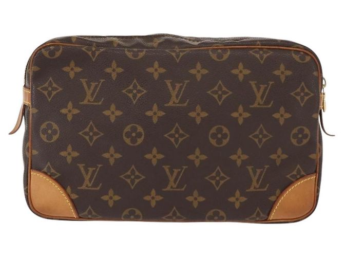 LOUIS VUITTON Monogram Compiegne 28 Clutch Bag M51845 LV Auth am9433 - view 2