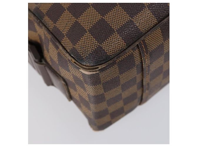 LOUIS VUITTON Borsa a Spalla Damier Ebene Olaf GM N41440 LV Auth BA7008 - vista 17