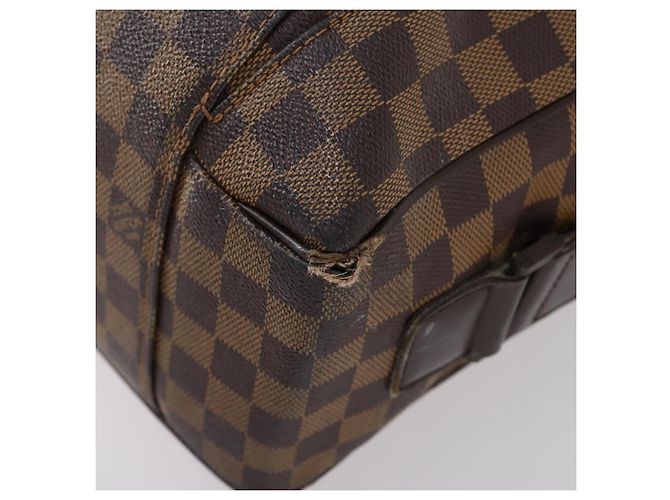 LOUIS VUITTON Borsa a Spalla Damier Ebene Olaf GM N41440 LV Auth BA7008 - vista 8