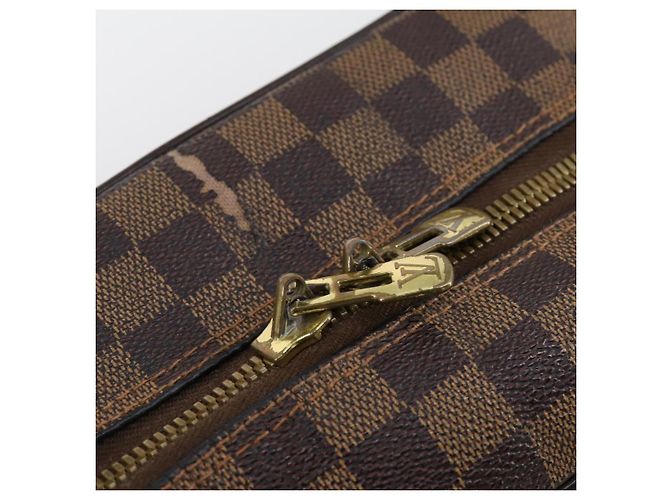 LOUIS VUITTON Borsa a Spalla Damier Ebene Olaf GM N41440 LV Auth BA7008 - vista 9