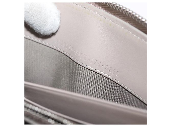FENDI Langer Geldbeutel Leder Beige Gold Auth am9610 Golden - Ansicht 11