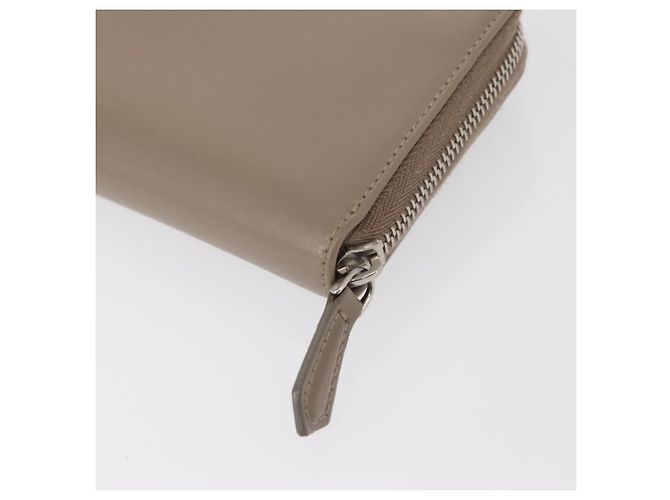 FENDI Langer Geldbeutel Leder Beige Gold Auth am9610 Golden - Ansicht 16