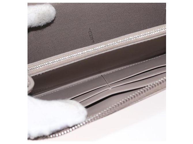 FENDI Langer Geldbeutel Leder Beige Gold Auth am9610 Golden - Ansicht 21
