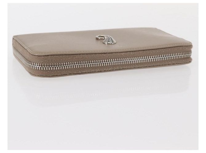 FENDI Langer Geldbeutel Leder Beige Gold Auth am9610 Golden - Ansicht 5