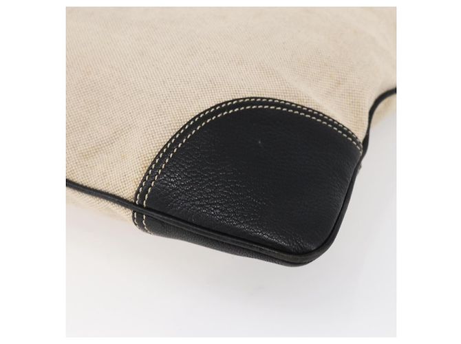 PRADA Handtasche aus Canvas Beige Silber Authentisch 147009 - Ansicht 15