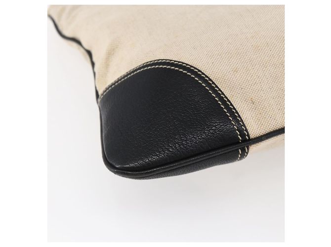 PRADA Handtasche aus Canvas Beige Silber Authentisch 147009 - Ansicht 16