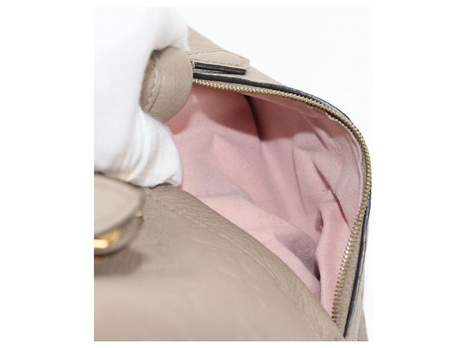 LOUIS VUITTON Borsa Montsouris PM Monogram Empreinte Bronzo M45410 LV Auth hk3223AM - vista 22