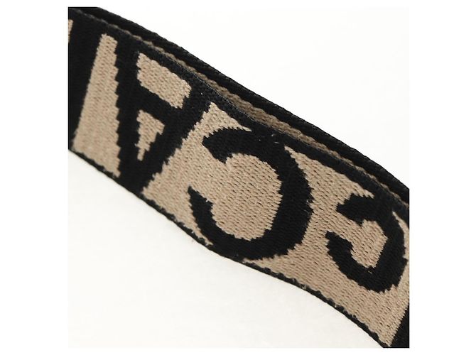 Autre Marque Bolso de Hombro Stella MacCartney de poliéster Negro Dorado 700073 Auth bs30828 - vista 16