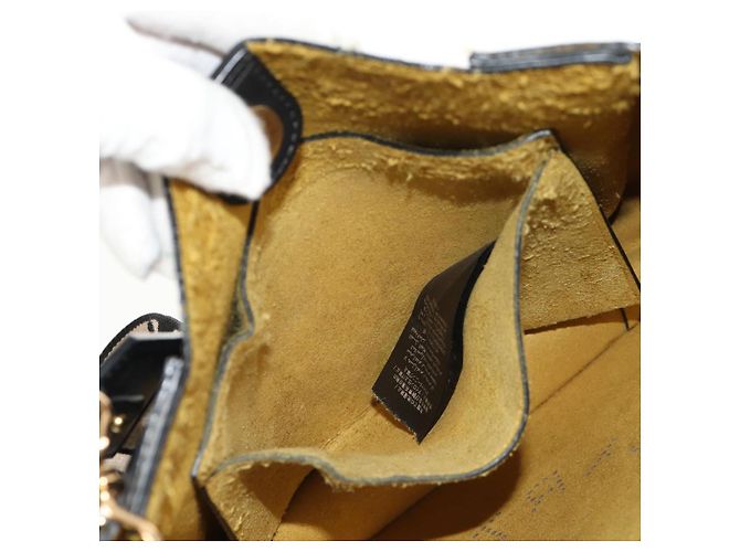 Autre Marque Bolso de Hombro Stella MacCartney de poliéster Negro Dorado 700073 Auth bs30828 - vista 24