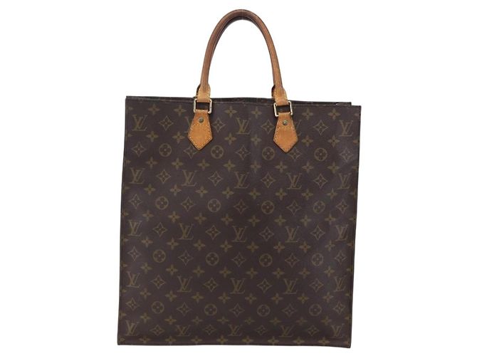 LOUIS VUITTON Borsa Sac Plat Monogram M51140 LV Auth 152846 Monogramma - vista 13