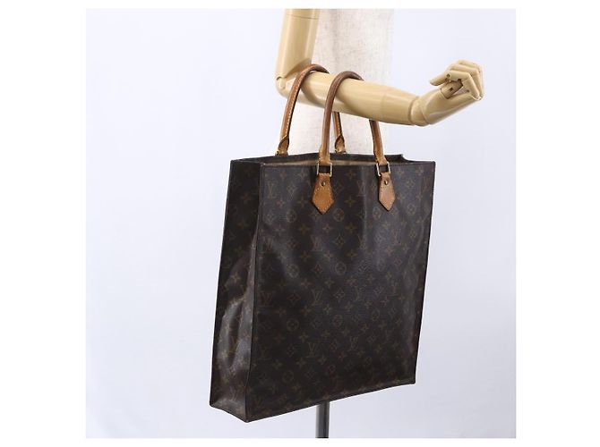 LOUIS VUITTON Borsa Sac Plat Monogram M51140 LV Auth 152846 Monogramma - vista 19