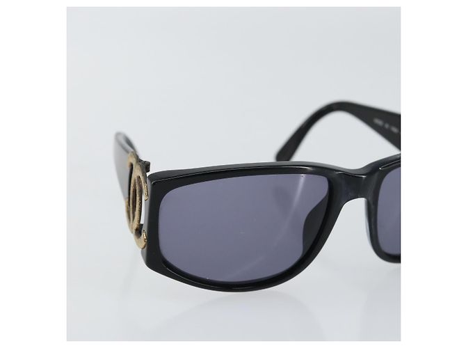CHANEL Sonnenbrille aus Kunststoff Schwarz CC Auth 147052 - Ansicht 6